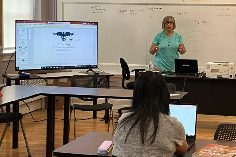 Amy Schleicher Directs Successful Job Training Program at Gerard Place Poster